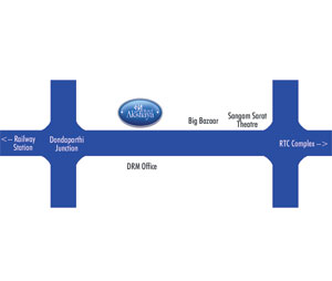 Route Map - Hotel Akshaya, visakhapatanm