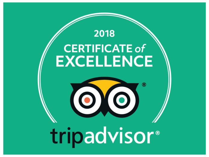 We are proud to receive the Certificate of Excellence for 2018! 3 year in a row!